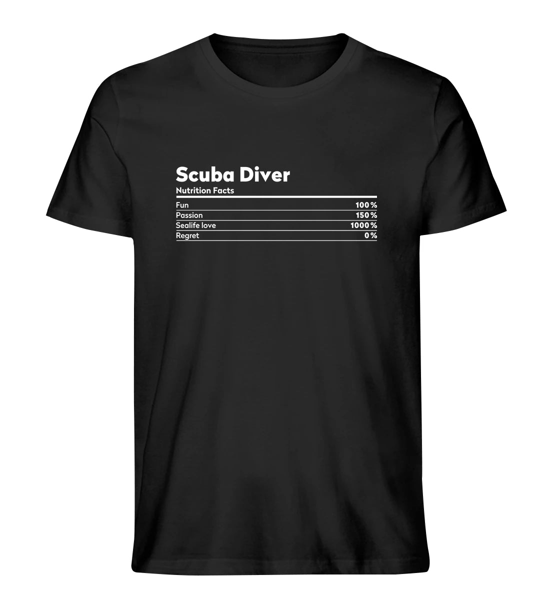 Scuba Diver Nutrition - 100 % Bio T-Shirt