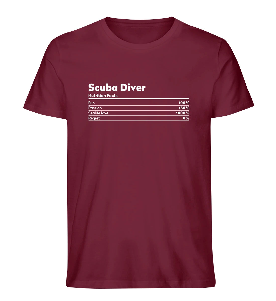 Scuba Diver Nutrition - 100 % Bio T-Shirt