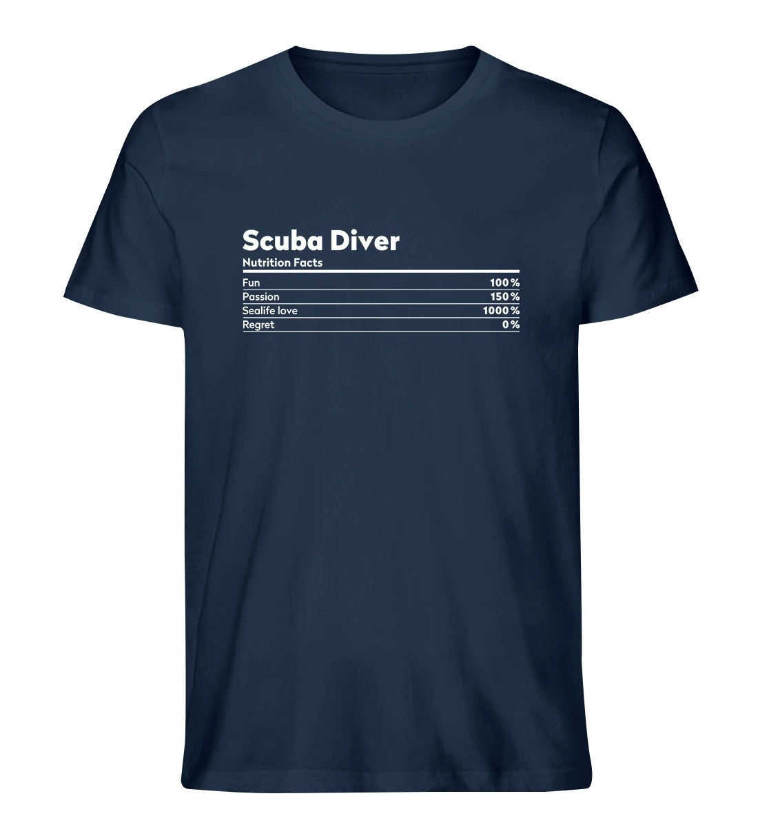 Scuba Diver Nutrition - 100 % Bio T-Shirt