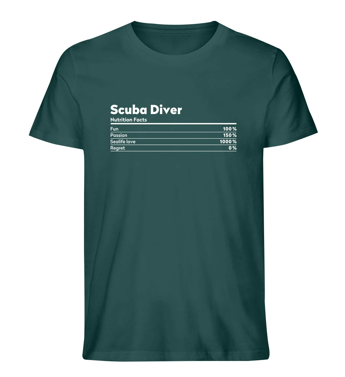 Scuba Diver Nutrition - 100 % Bio T-Shirt
