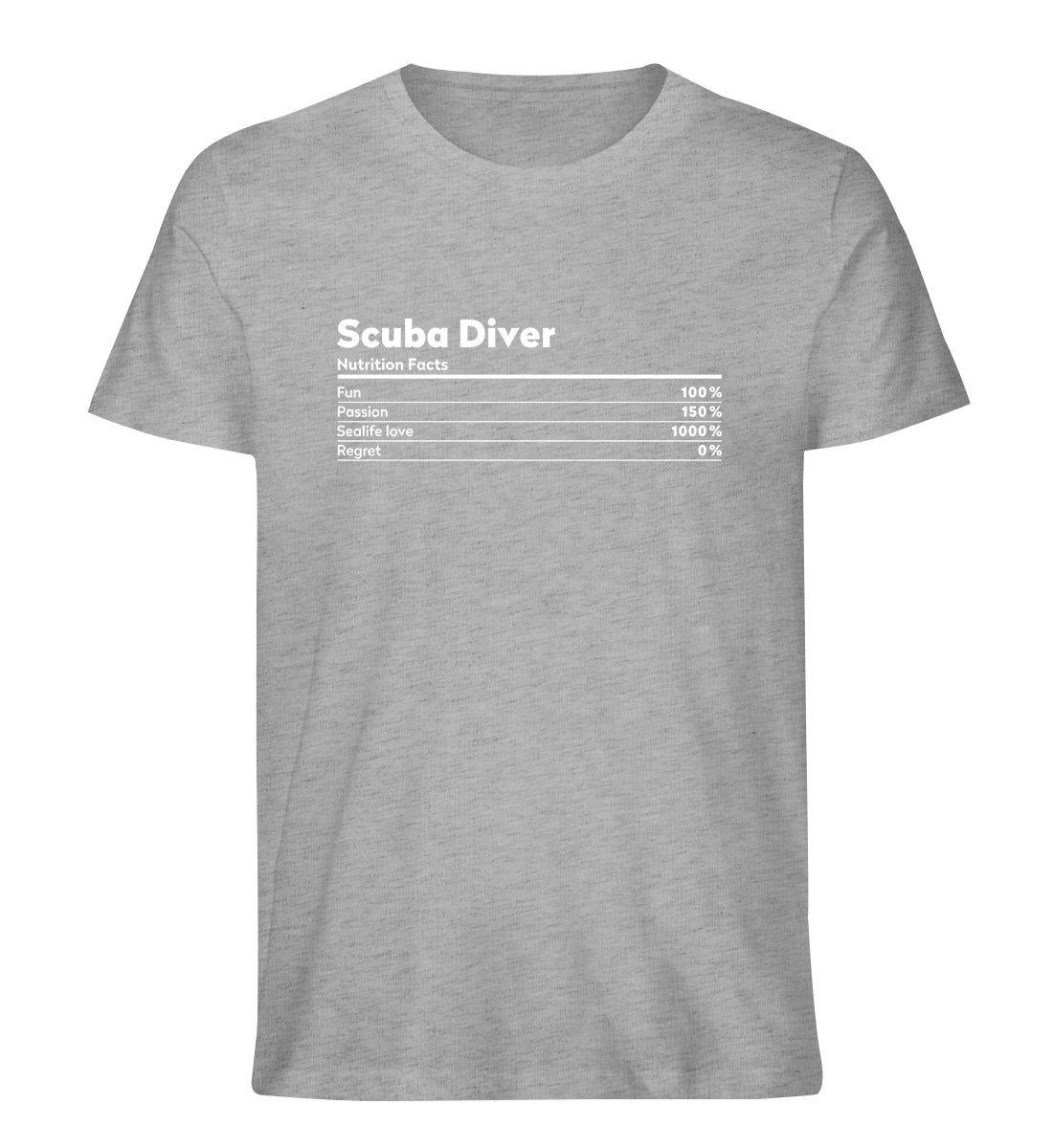 Scuba Diver Nutrition - 100 % Bio T-Shirt