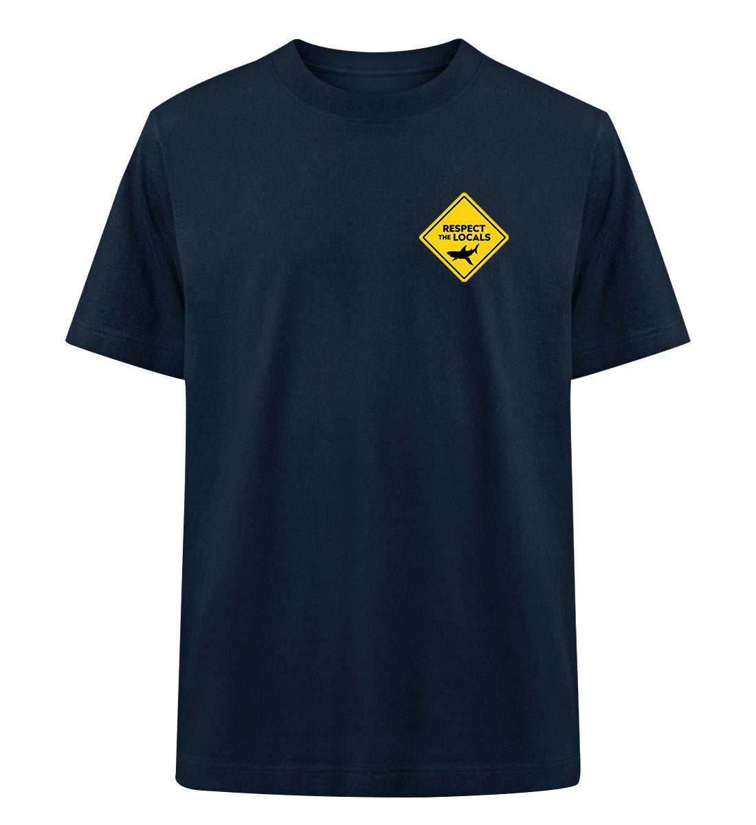 Respect the Locals / sharks - 100 % Oversized Bio T-Shirt