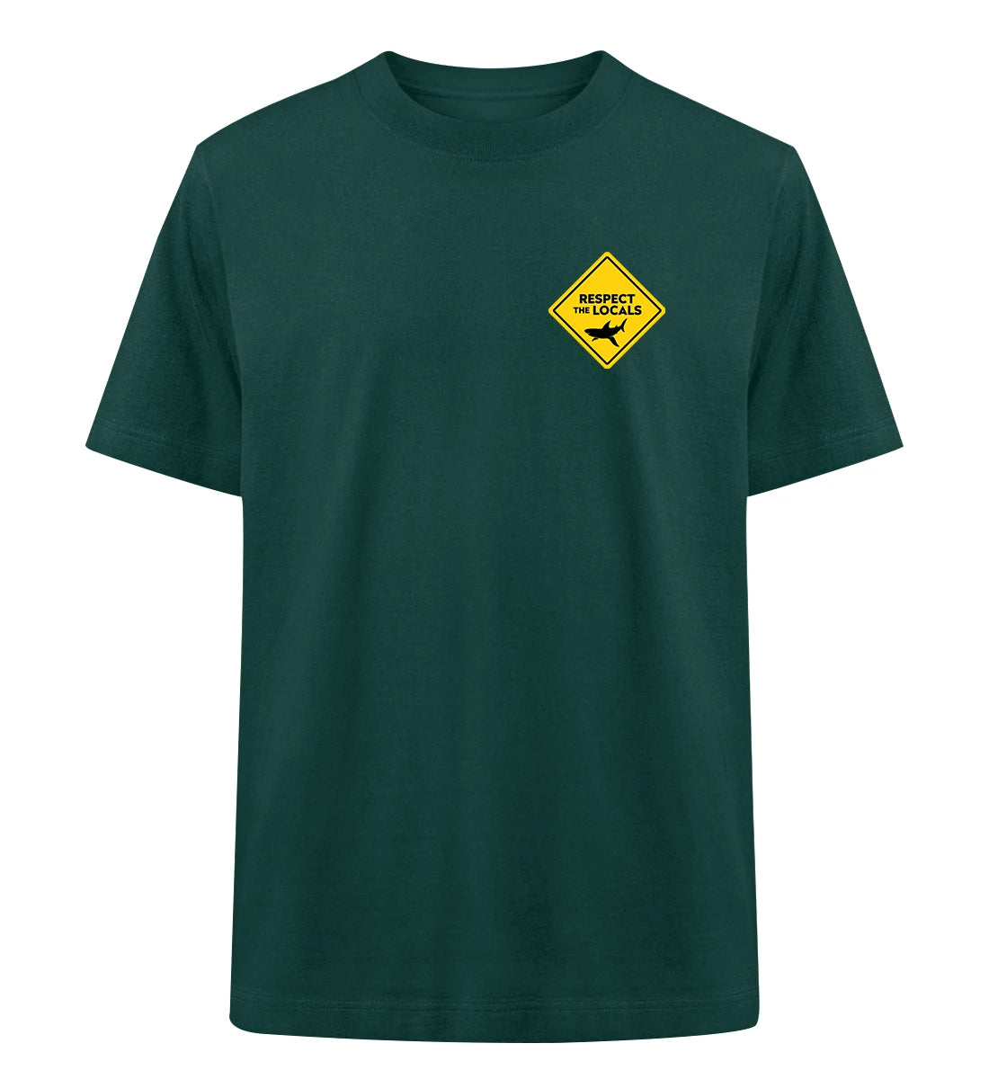 Respect the Locals / sharks - 100 % Oversized Bio T-Shirt
