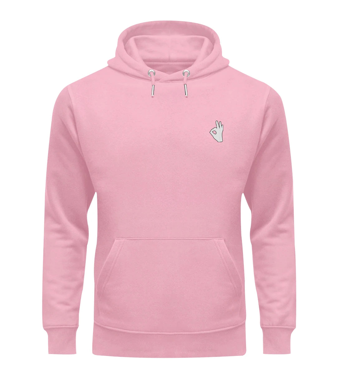 OK gestickt - Bio Hoodie mit Stick
