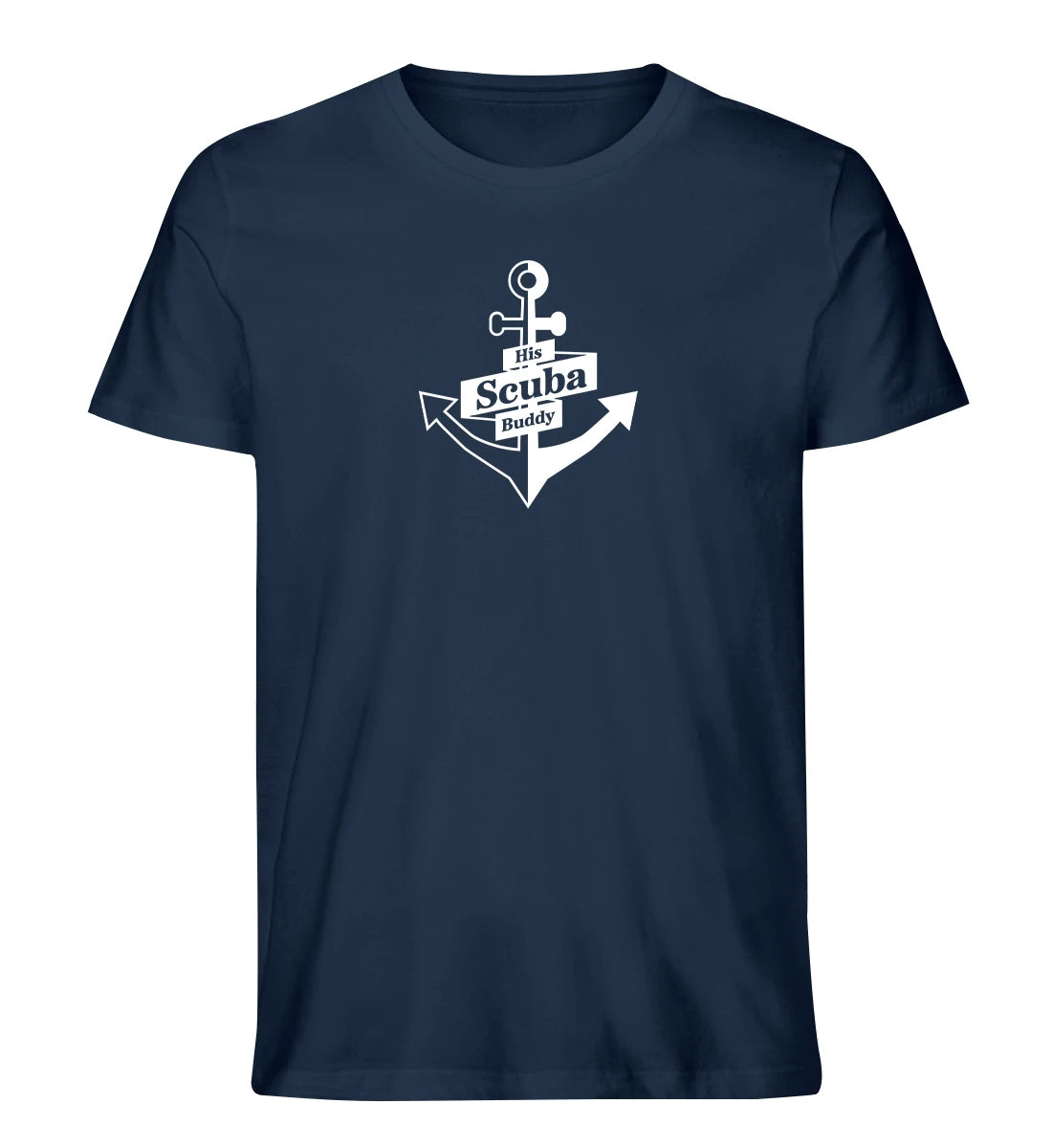 His Scuba Buddy (bold) - 100 % Bio T-Shirt