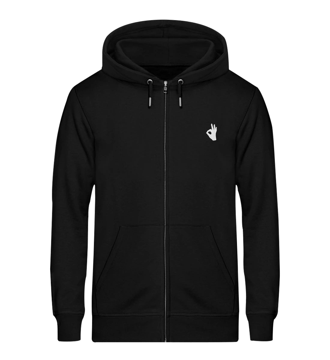 OK gestickt - Bio Hoodie mit Stick