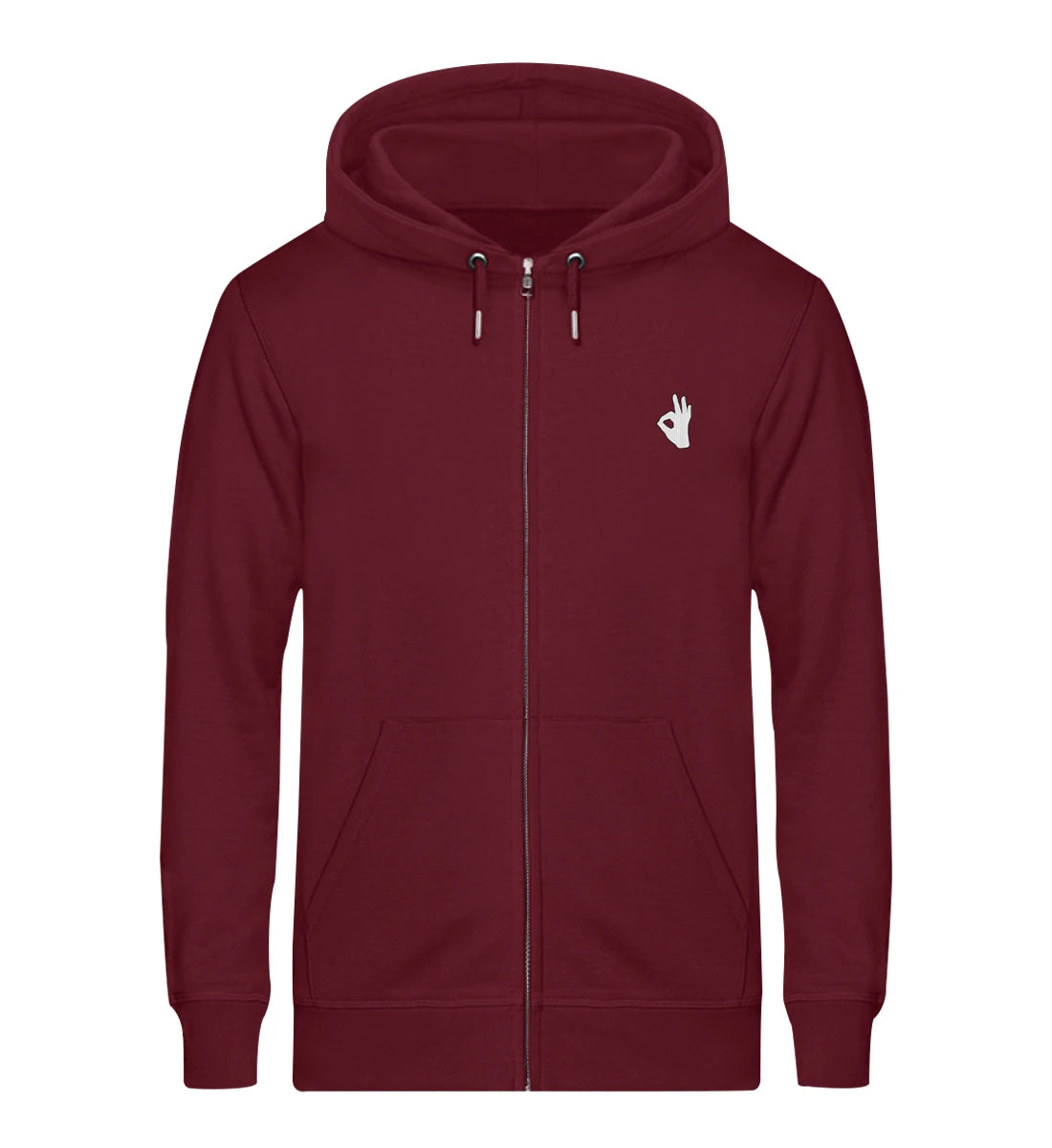 OK gestickt - Bio Hoodie mit Stick