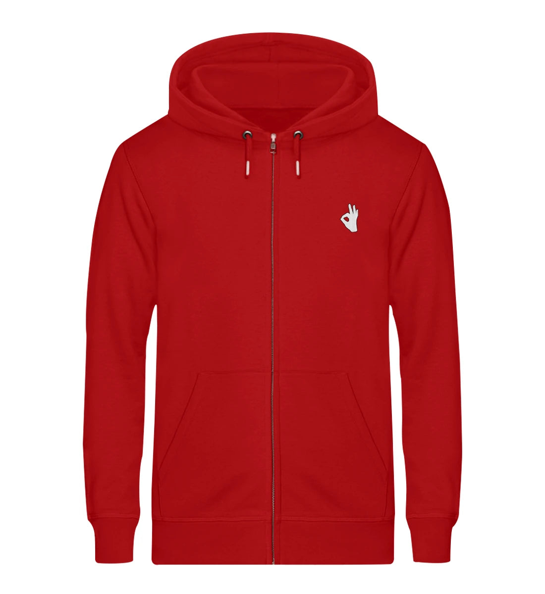 OK gestickt - Bio Hoodie mit Stick