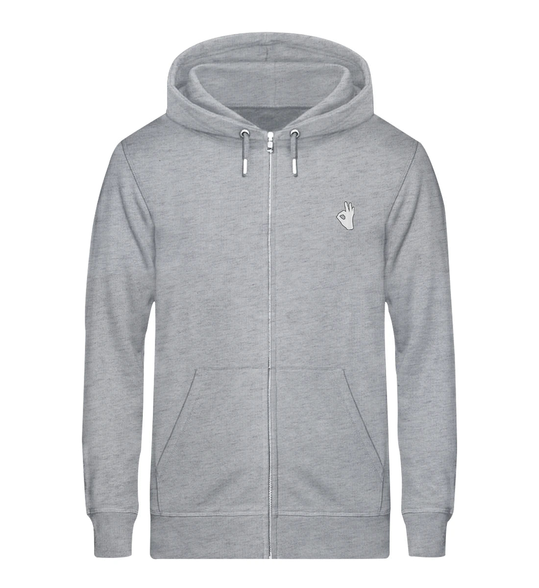 OK gestickt - Bio Hoodie mit Stick