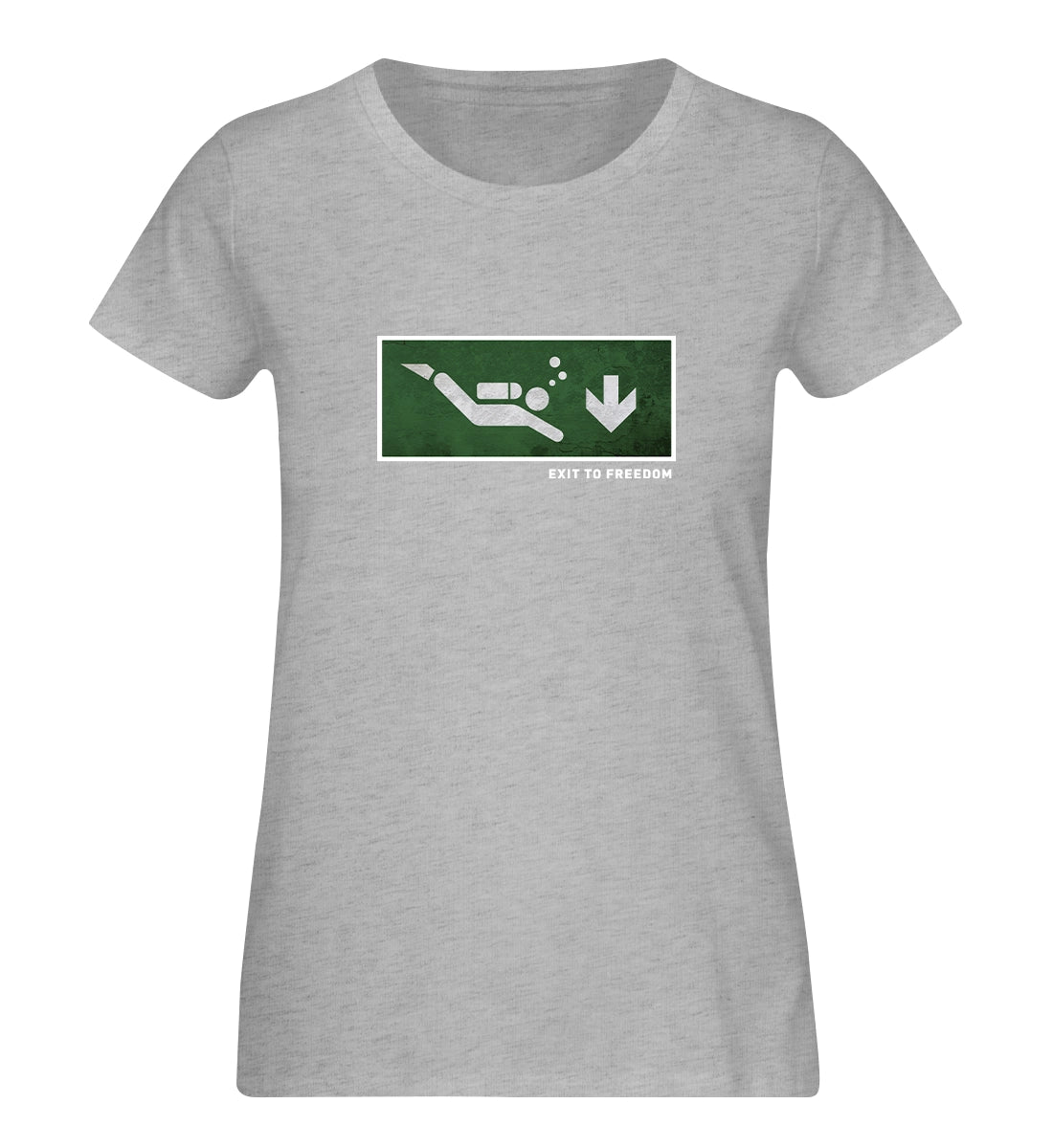 Exit to Freedom - 100 % Bio Frauen T-Shirt
