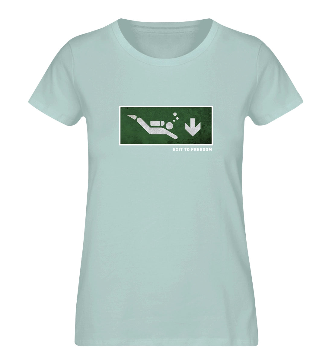 Exit to Freedom - 100 % Bio Frauen T-Shirt