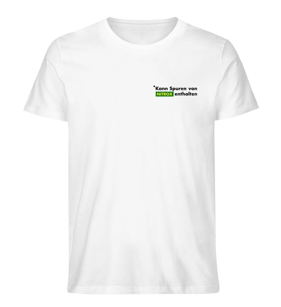 Kann Spuren von Nitrox enthalten - 100 % Bio T-Shirt
