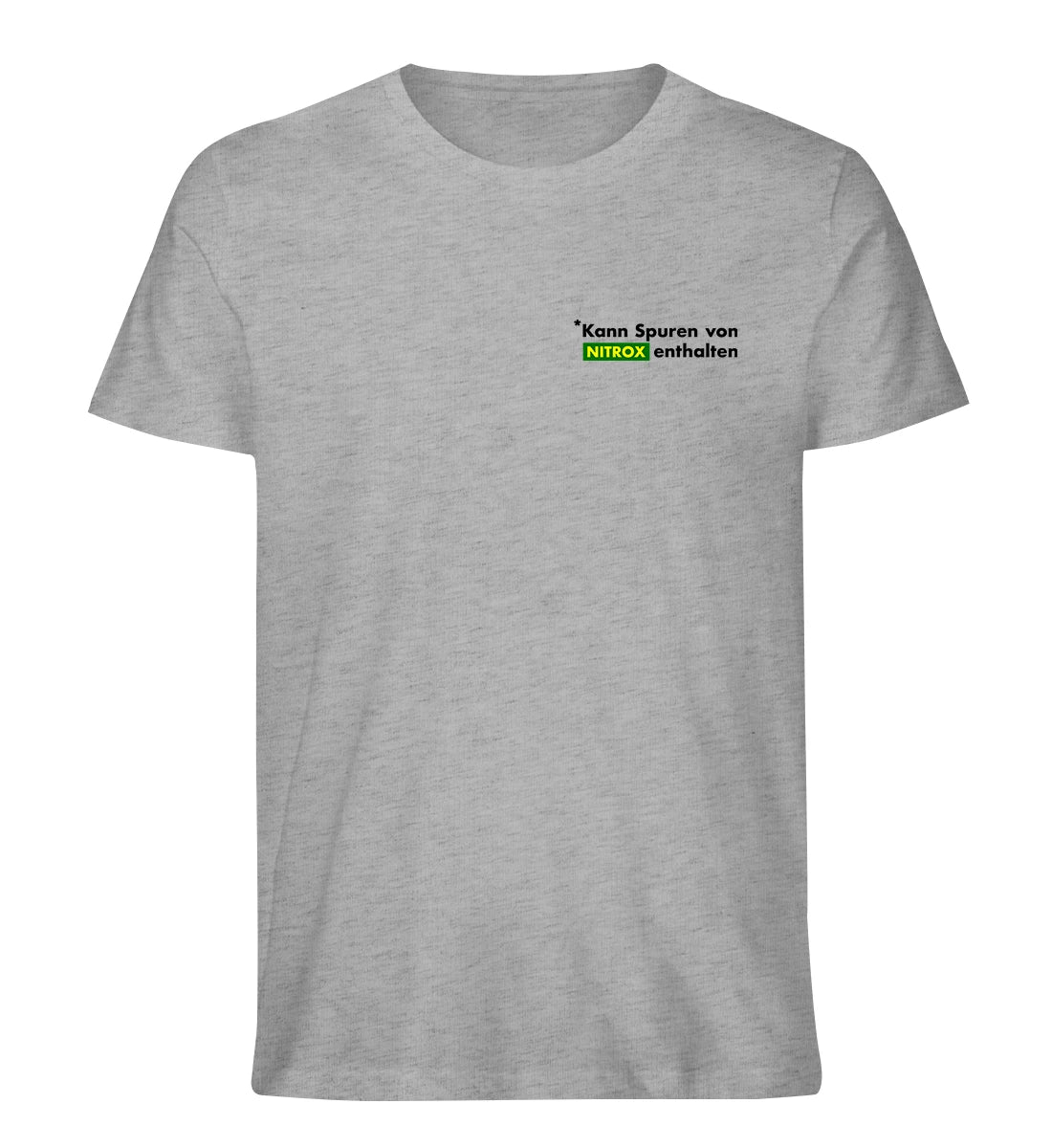 Kann Spuren von Nitrox enthalten - 100 % Bio T-Shirt