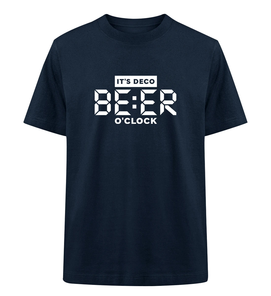 Deco Beer O'Clock - 100 % Bio Oversized T-Shirt