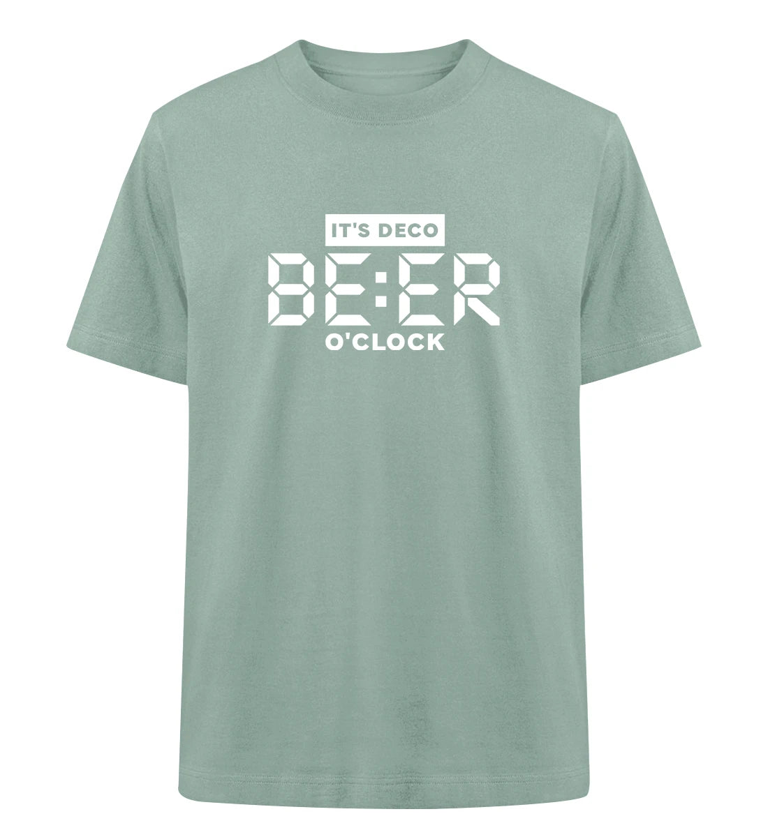 Deco Beer O'Clock - 100 % Bio Oversized T-Shirt