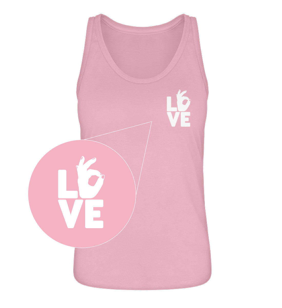 Love - 100 % Bio Frauen Tanktop