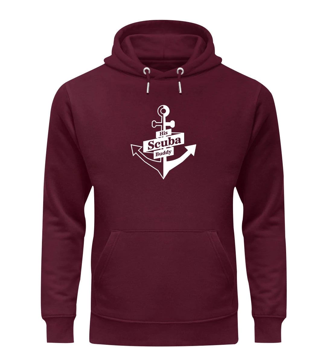His Scuba Buddy (bold) - Bio Hoodie