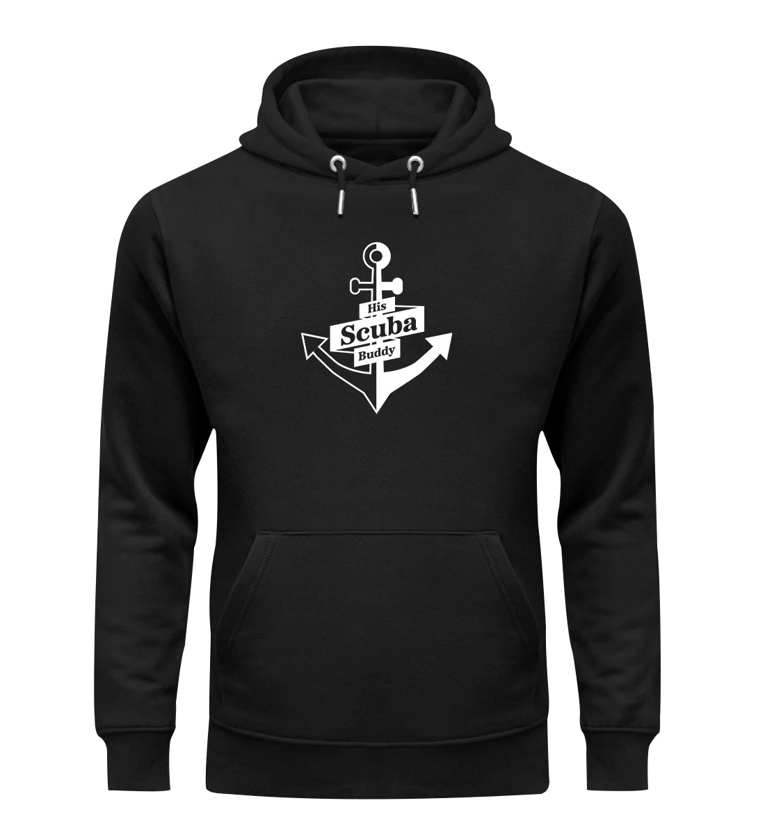 His Scuba Buddy (bold) - Bio Hoodie
