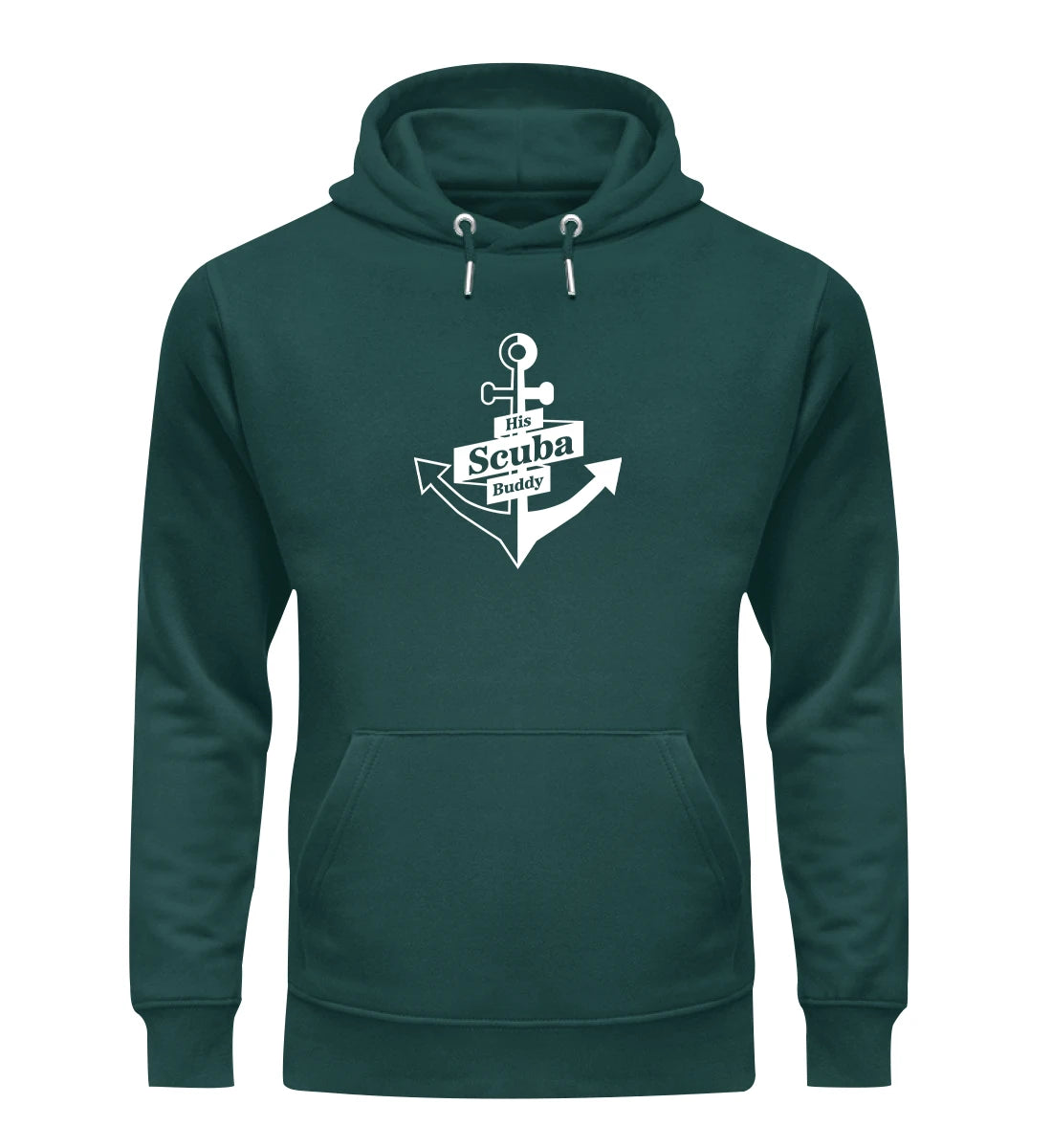 His Scuba Buddy (bold) - Bio Hoodie