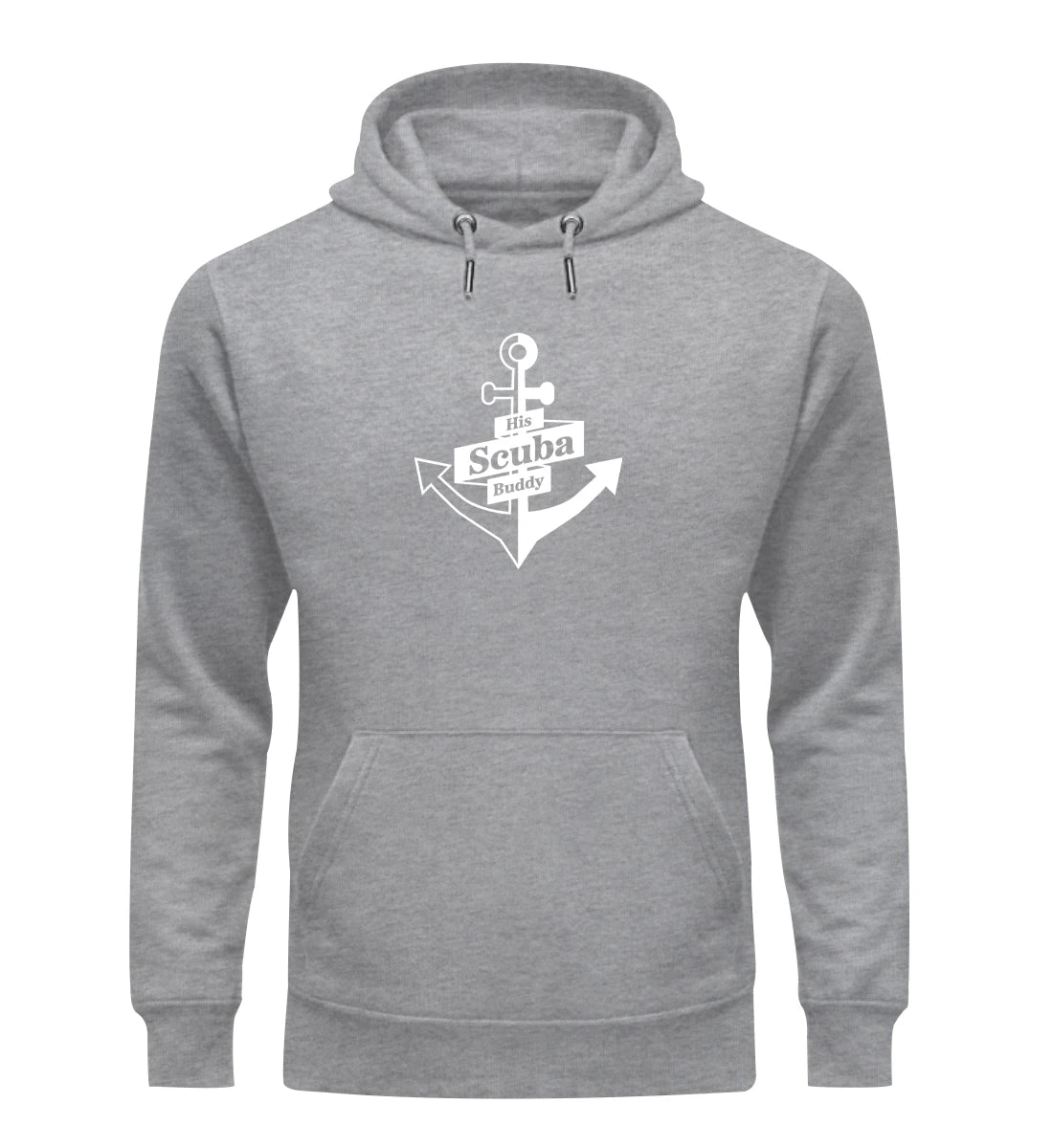His Scuba Buddy (bold) - Bio Hoodie