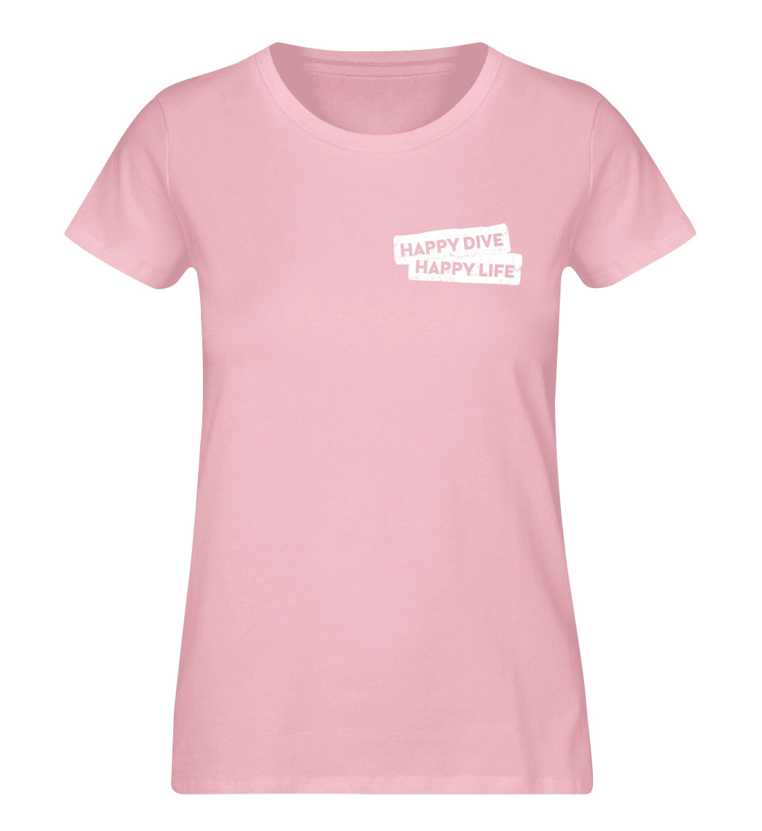 Happy Dive Happy Life - 100 % Bio Frauen T-Shirt
