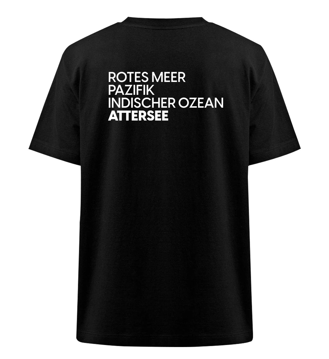 Attersee 🇦🇹 Backprint - 100 % Bio Oversized T-Shirt