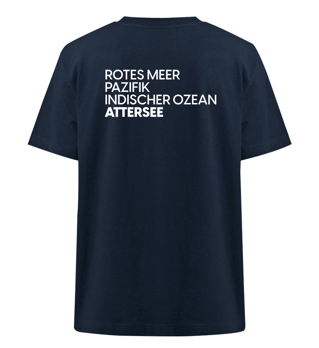 Attersee 🇦🇹 Backprint - 100 % Bio Oversized T-Shirt