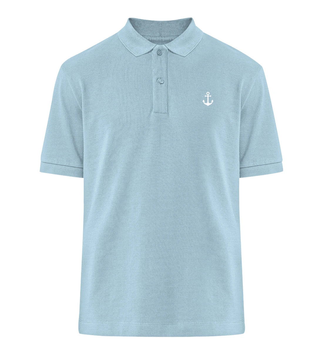 Anker gestickt - 100 % Bio Polo-Shirt mit Stick