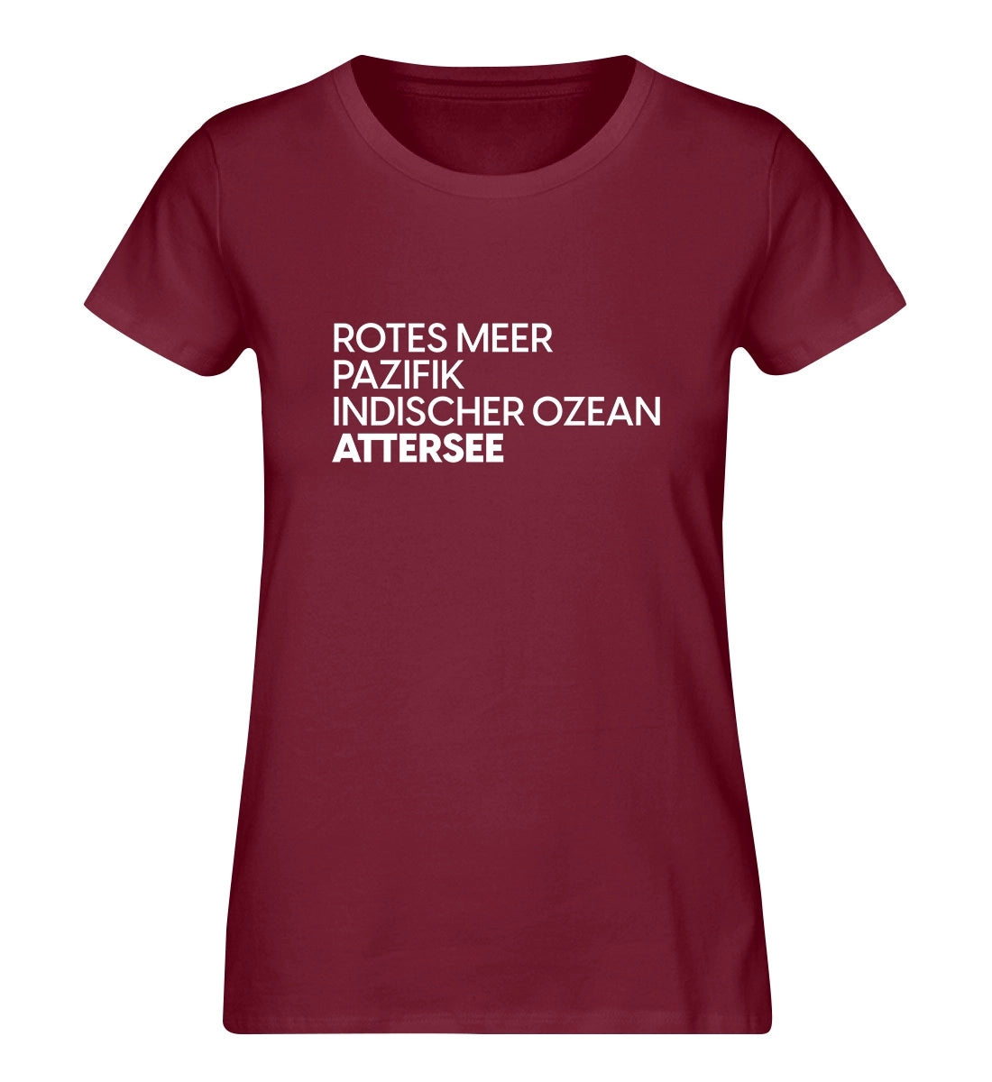 Attersee 🇦🇹 - 100 % Bio Frauen T-Shirt