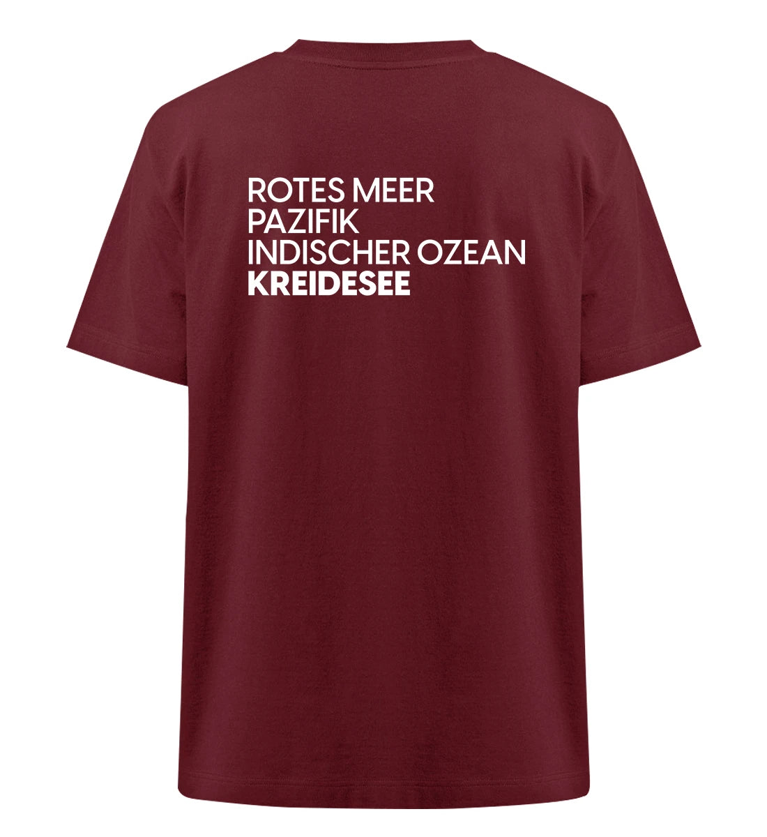 Kreidesee 🇩🇪 Backprint - 100 % Bio Oversized T-Shirt