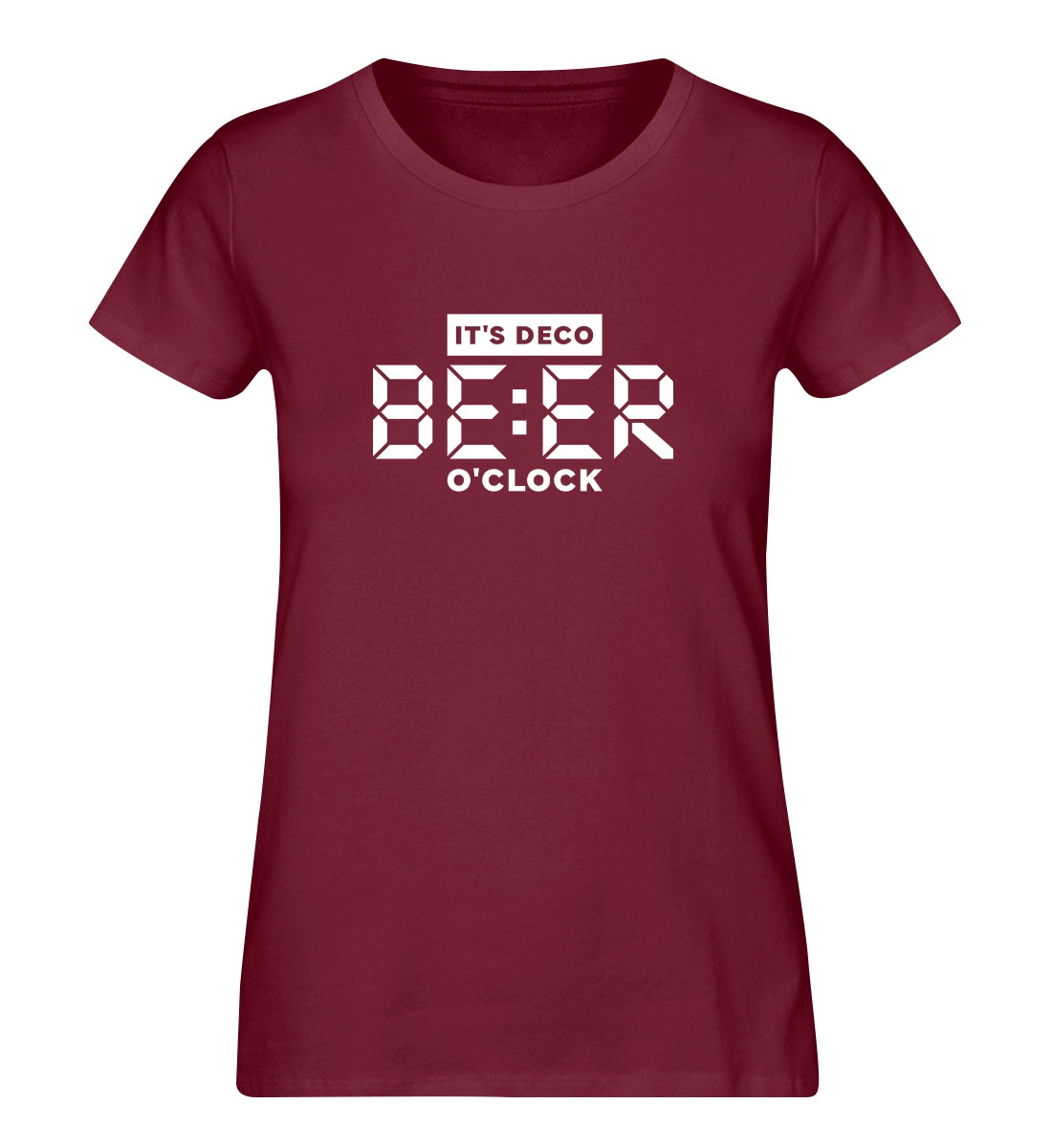 Deco Beer O'Clock - 100 % Bio Frauen T-Shirt