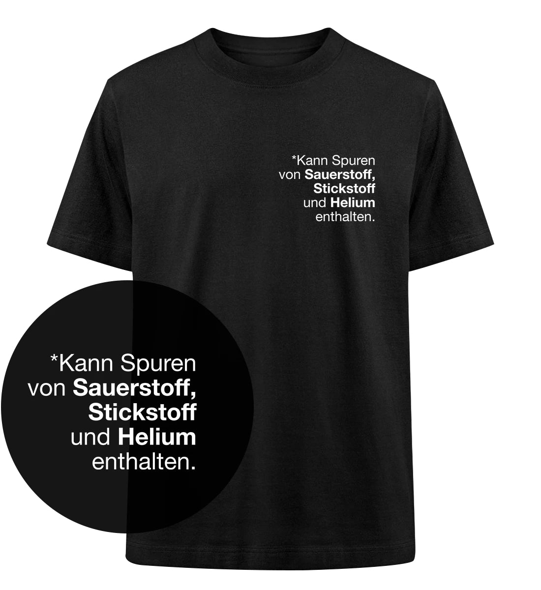 Kann Spuren von Trimix enthalten - 100 % Bio Oversized T-Shirt
