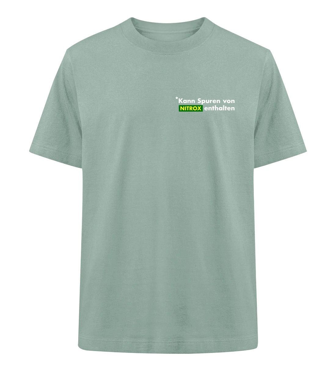 Kann Spuren von Nitrox enthalten - 100 % Bio Oversized T-Shirt