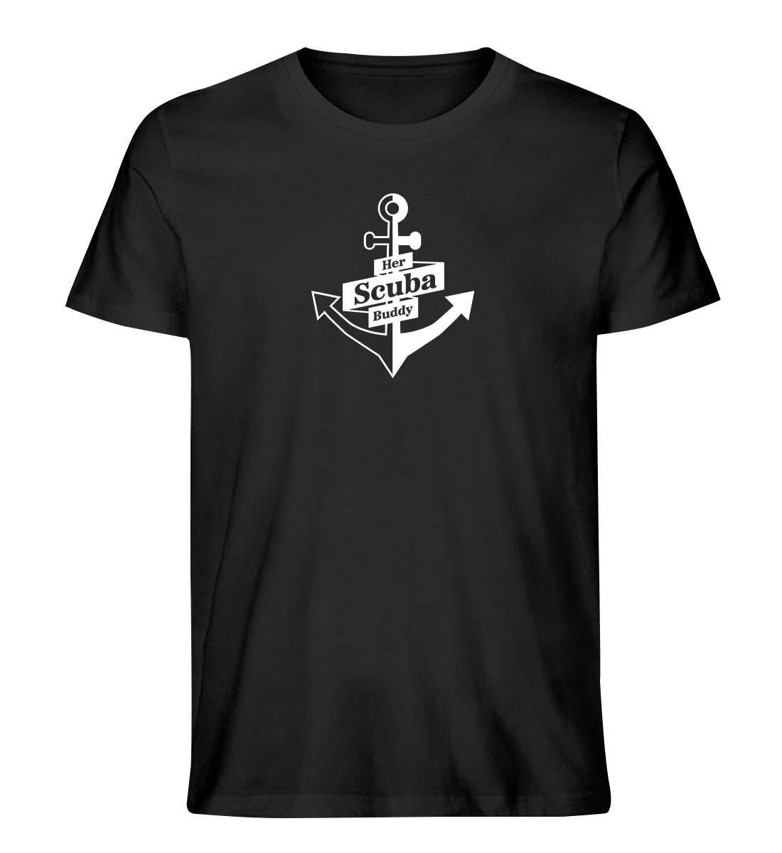 Her Scuba Buddy (bold) - 100 % Bio T-Shirt
