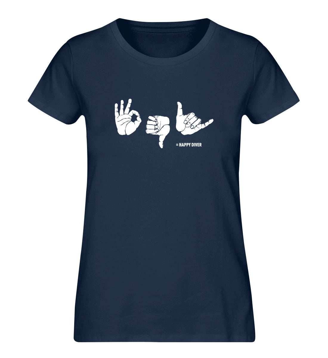 Happy Diver - 100 % Bio Frauen T-Shirt
