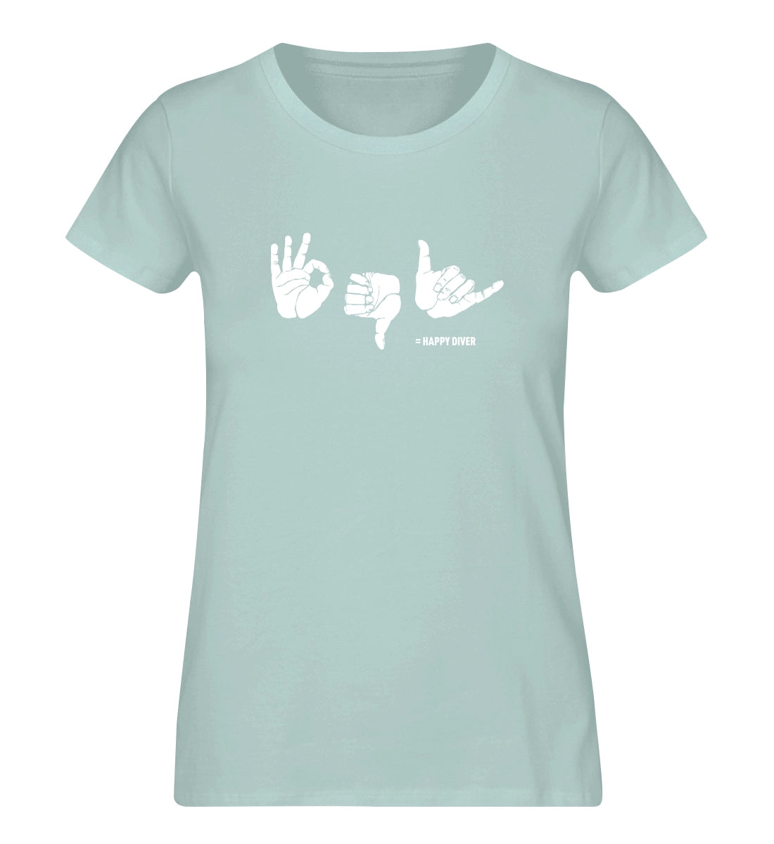 Happy Diver - 100 % Bio Frauen T-Shirt