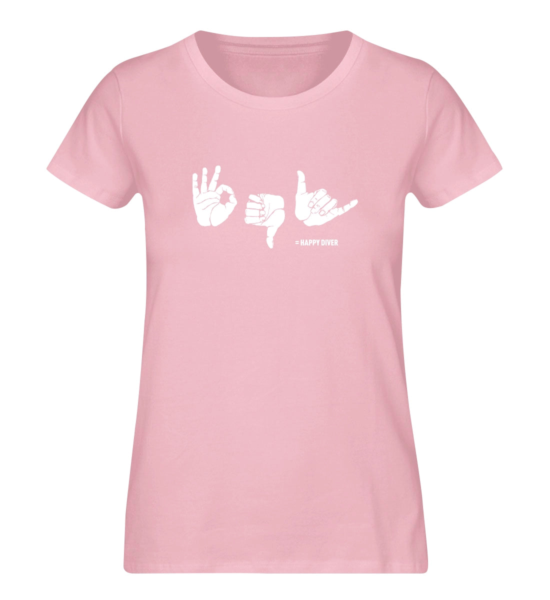 Happy Diver - 100 % Bio Frauen T-Shirt