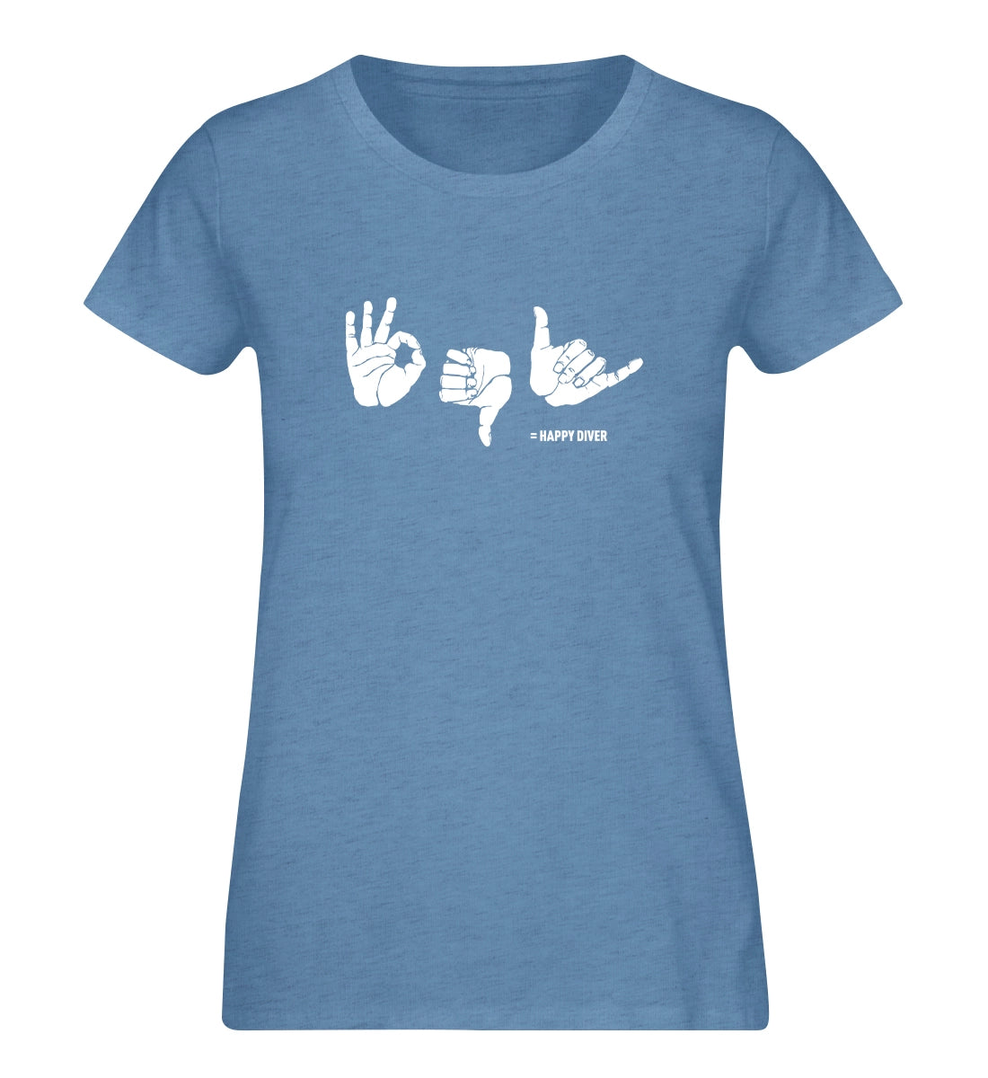 Happy Diver - 100 % Bio Frauen T-Shirt