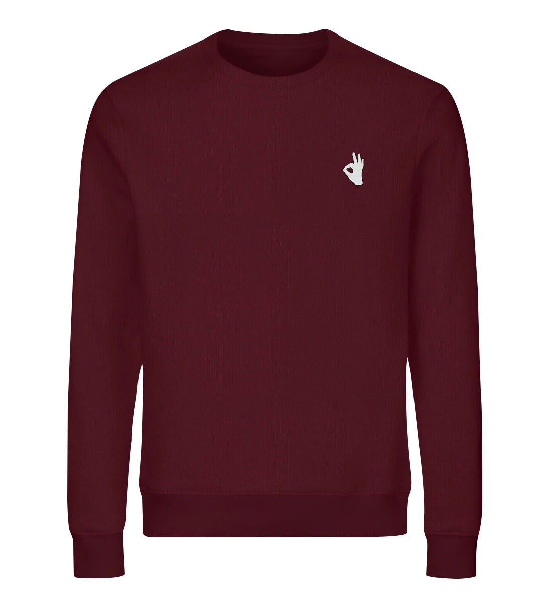 OK gestickt - Bio Sweater mit Stick