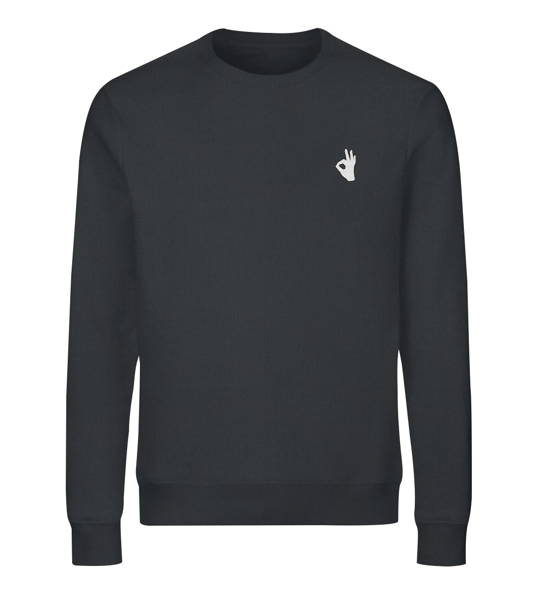 OK gestickt - Bio Sweater mit Stick