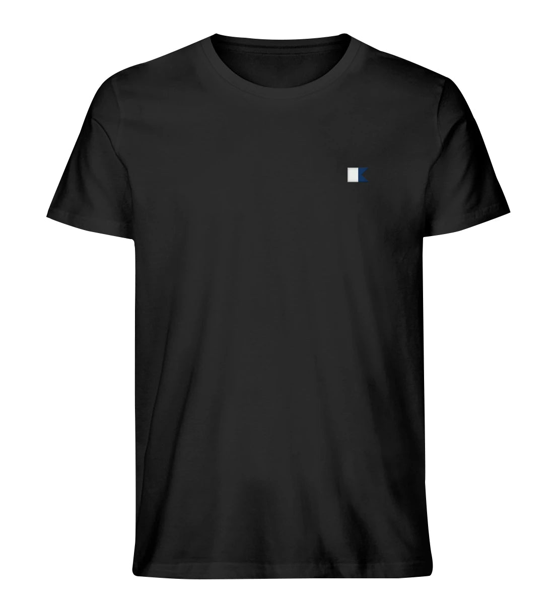 Alphaflagge gestickt - 100 % Bio Shirt mit Stick