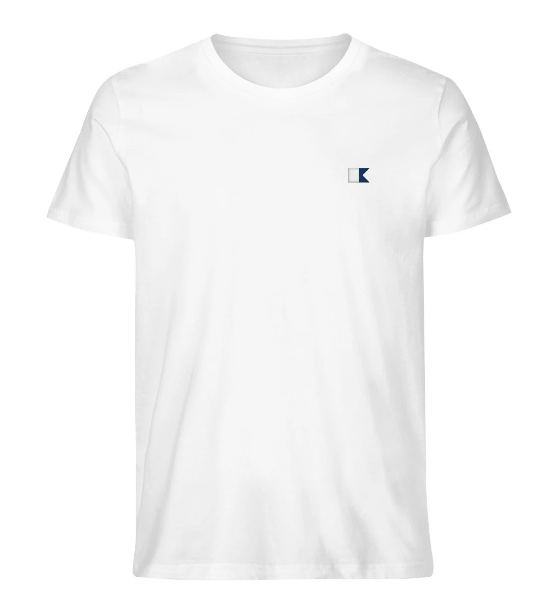 Alphaflagge gestickt - 100 % Bio Shirt mit Stick