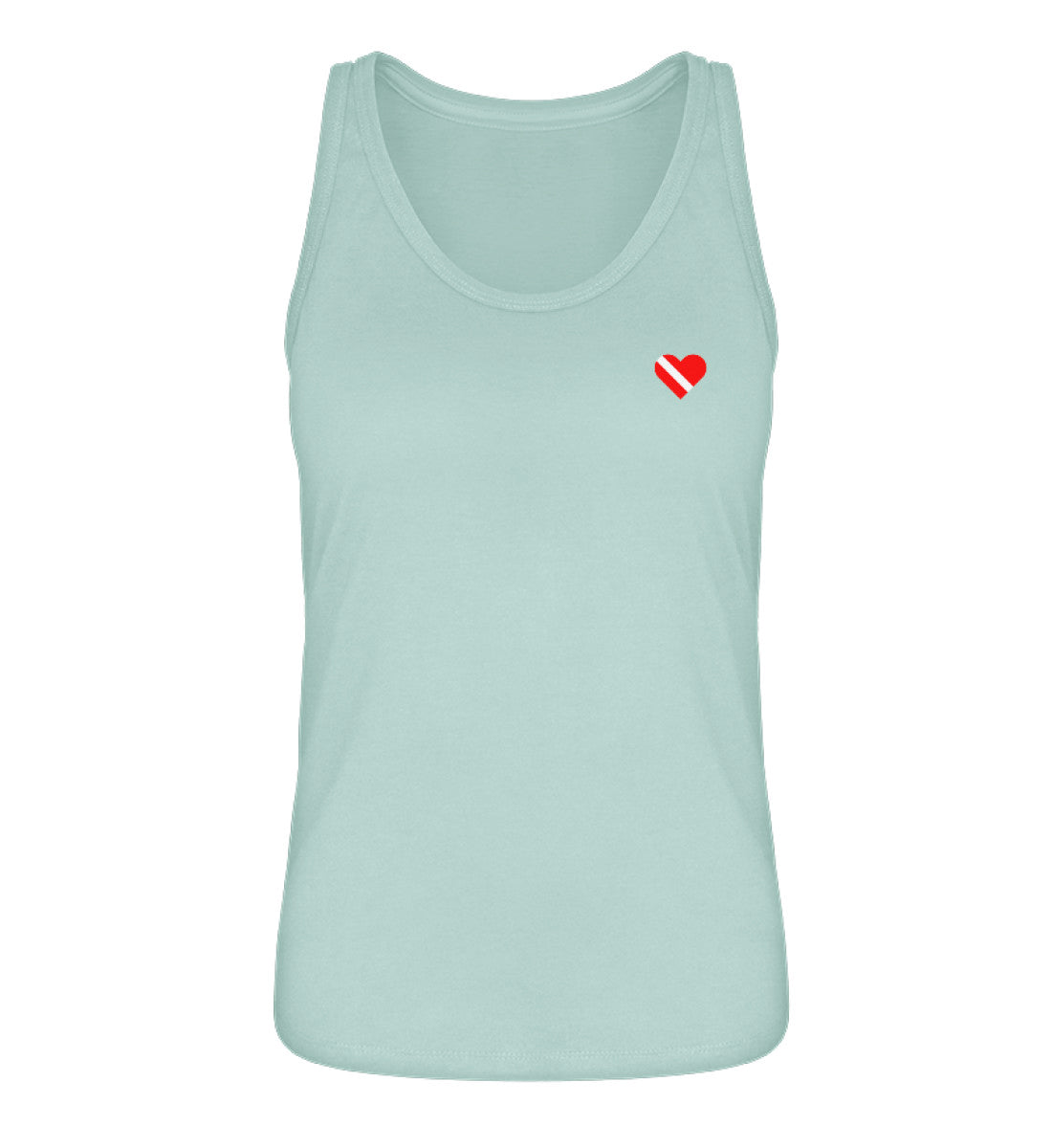 Taucherherzchen - 100 % Bio Frauen Tanktop