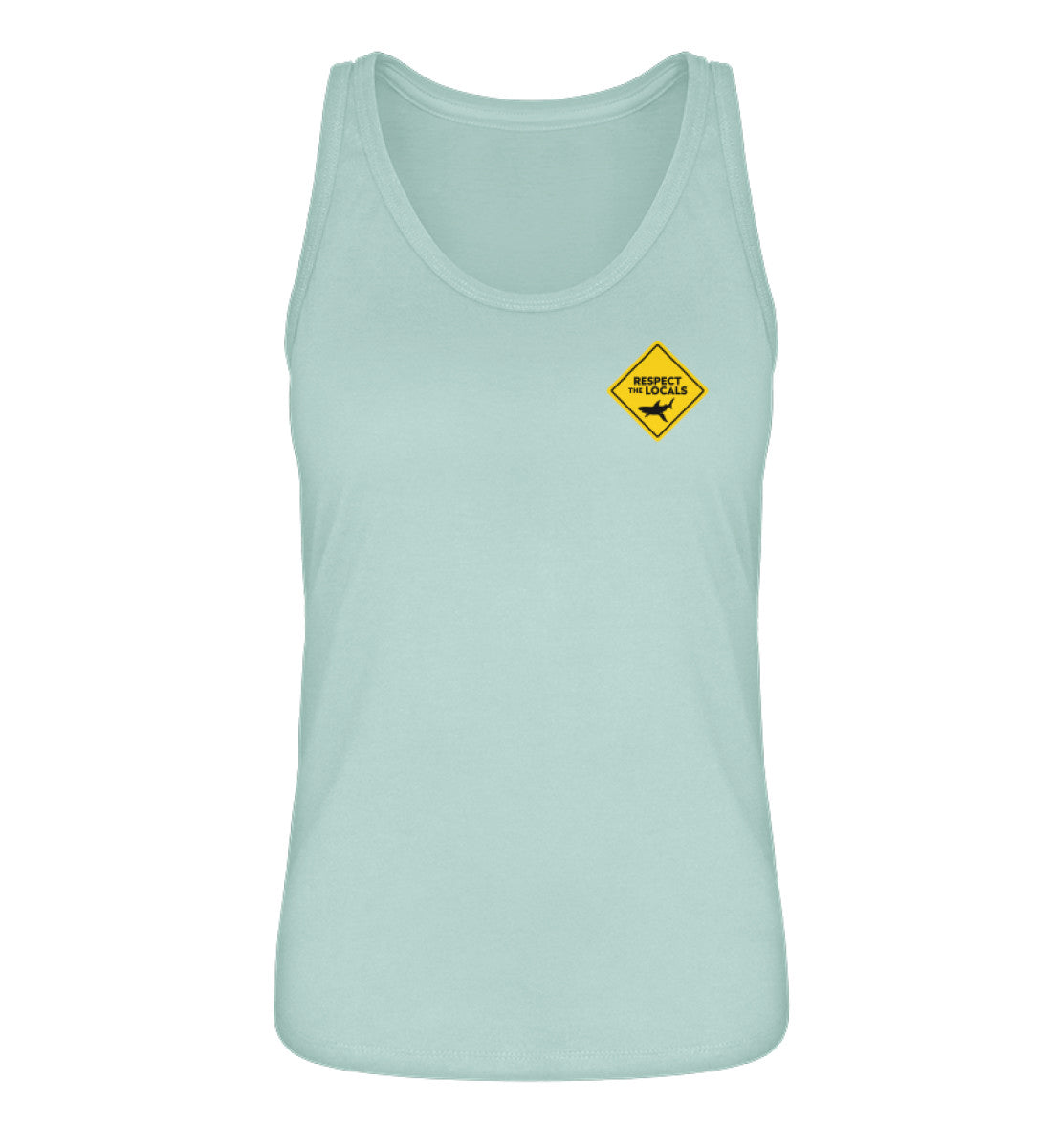 Respect the Locals / sharks - 100 % Bio Frauen Tanktop