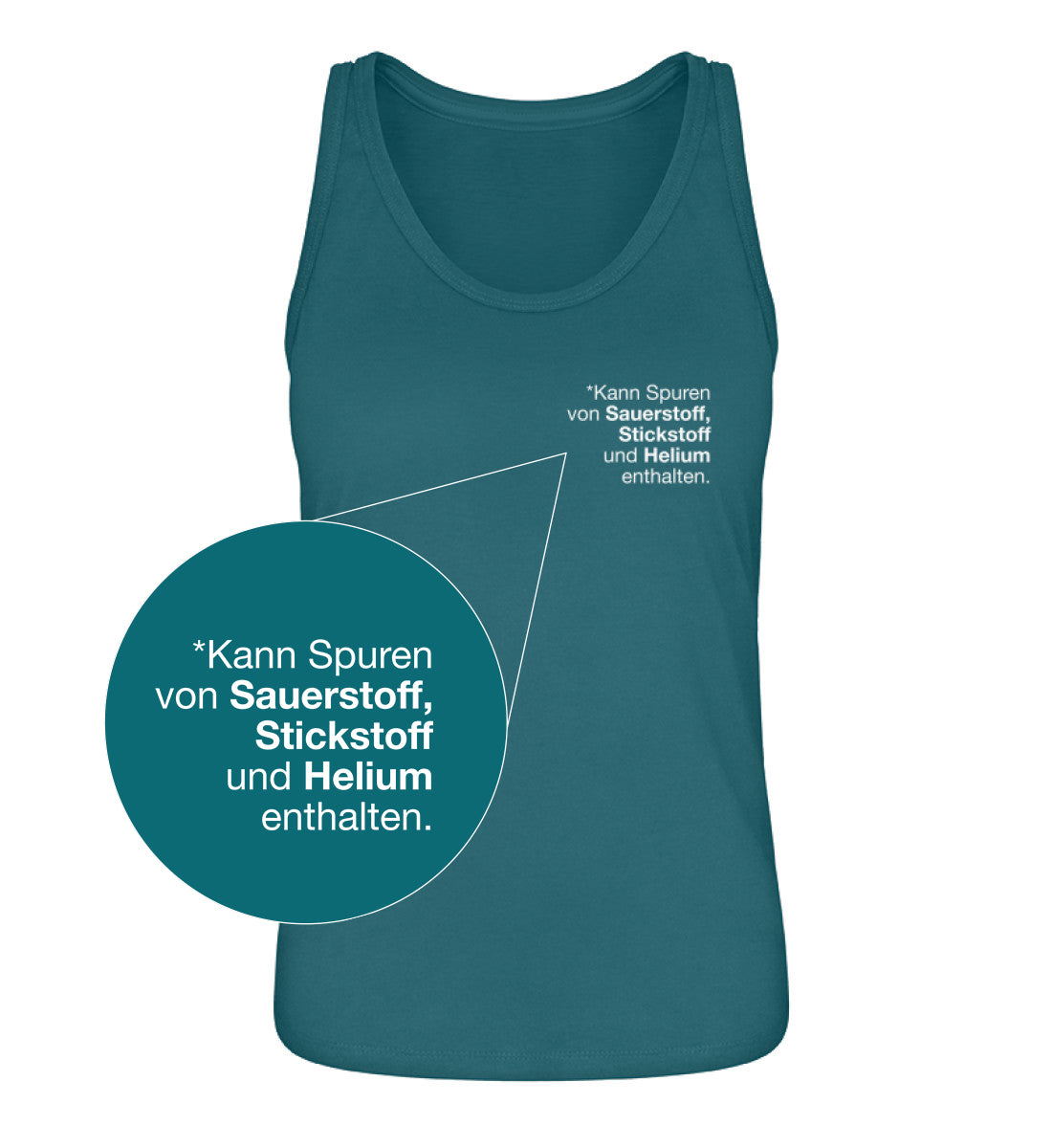 Kann Spuren von Trimix enthalten - 100 % Bio Frauen Tanktop