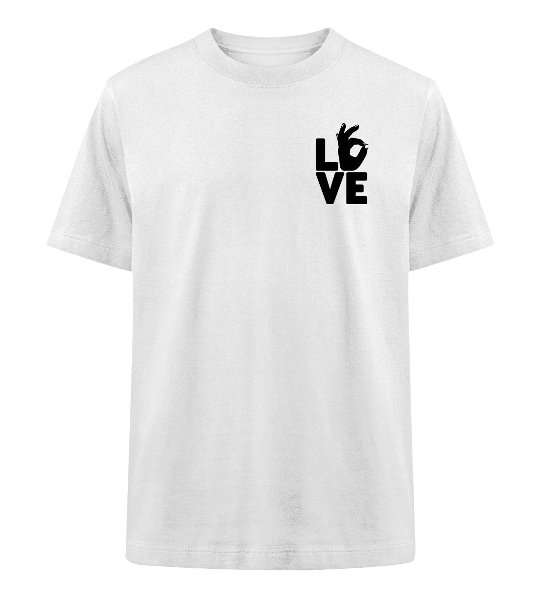 Love - 100 % Bio Oversized T-Shirt