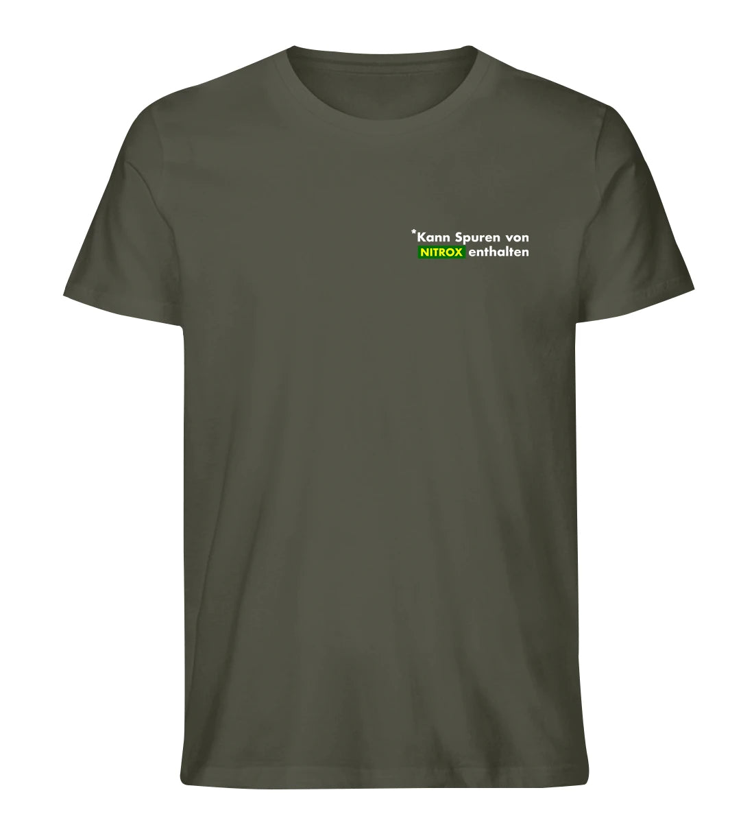 Kann Spuren von Nitrox enthalten - 100 % Bio T-Shirt