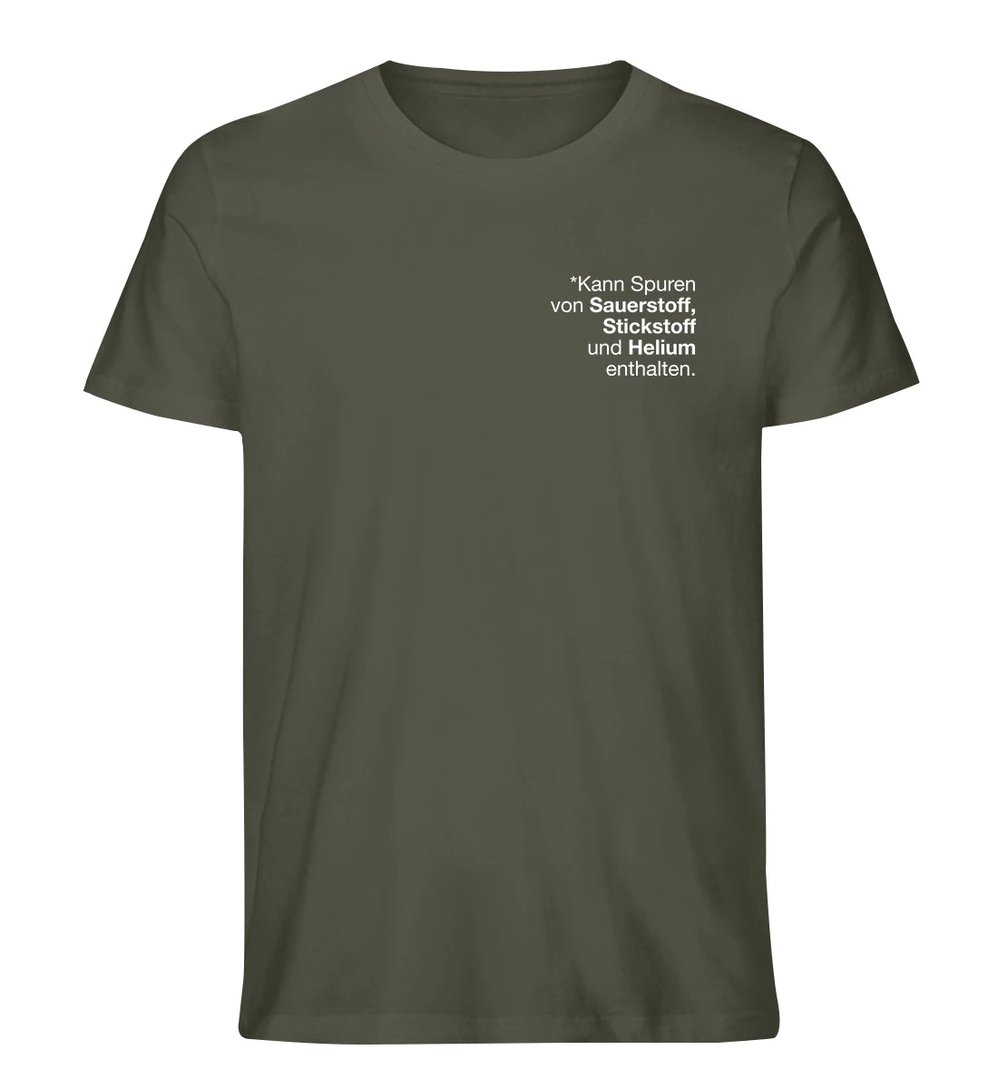 Kann Spuren von Trimix enthalten - 100 % Bio T-Shirt