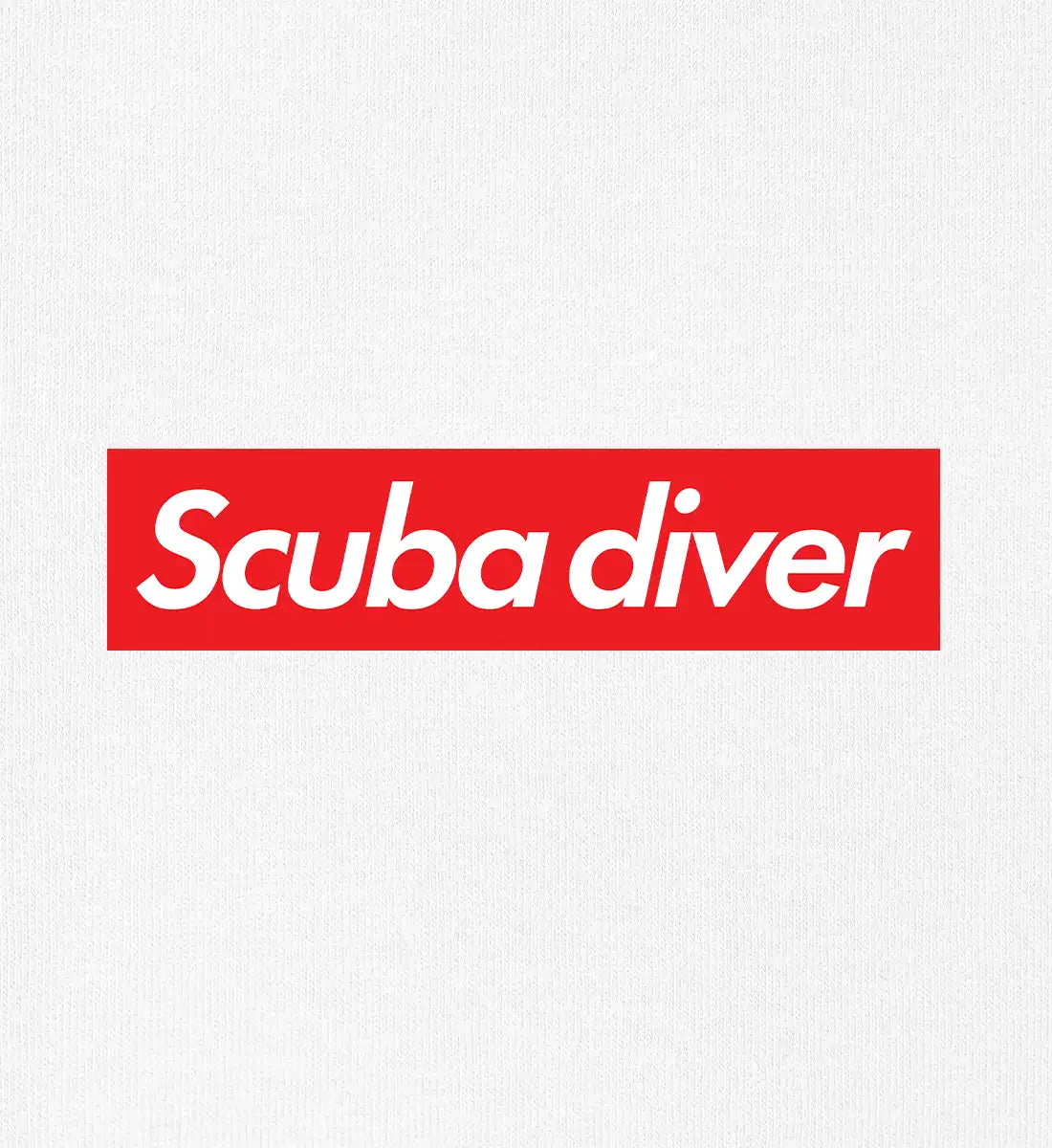 Scuba diver - 100 % Bio Oversized T-Shirt