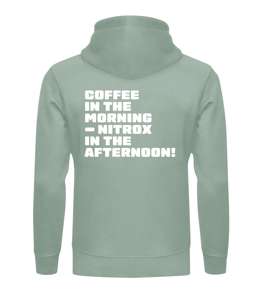Coffee in the morning Backprint - Bio Hoodie